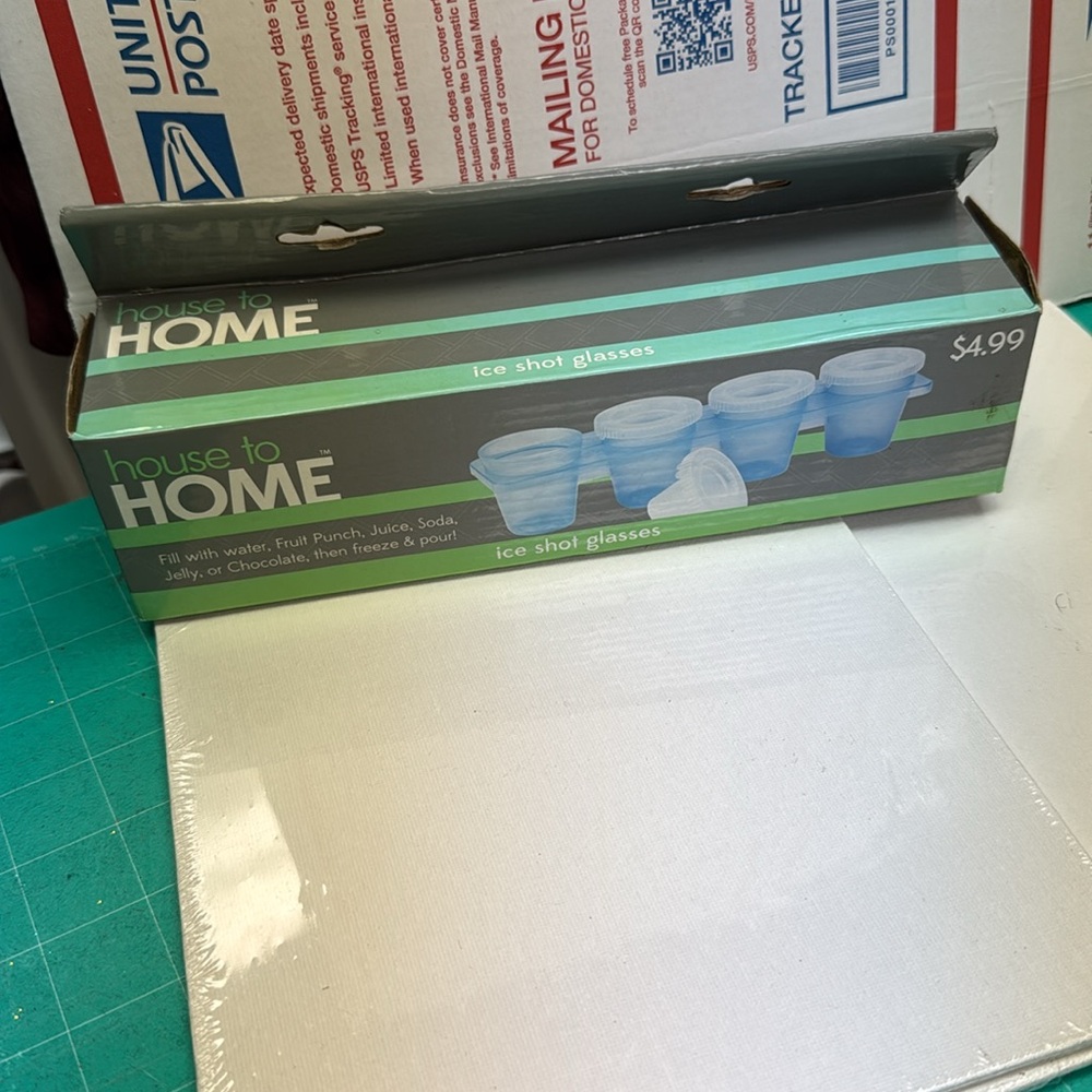 House to Home ice shot glasses new